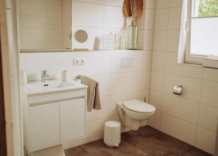 度假居 Malerisch Am Mit Kamin, Sauna & Whirlpool 诺德霍恩