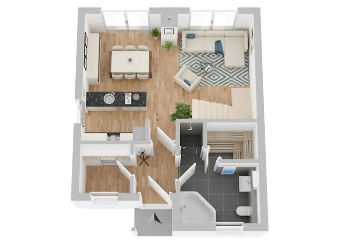 Malerisch Am Mit Kamin, Sauna & Whirlpool